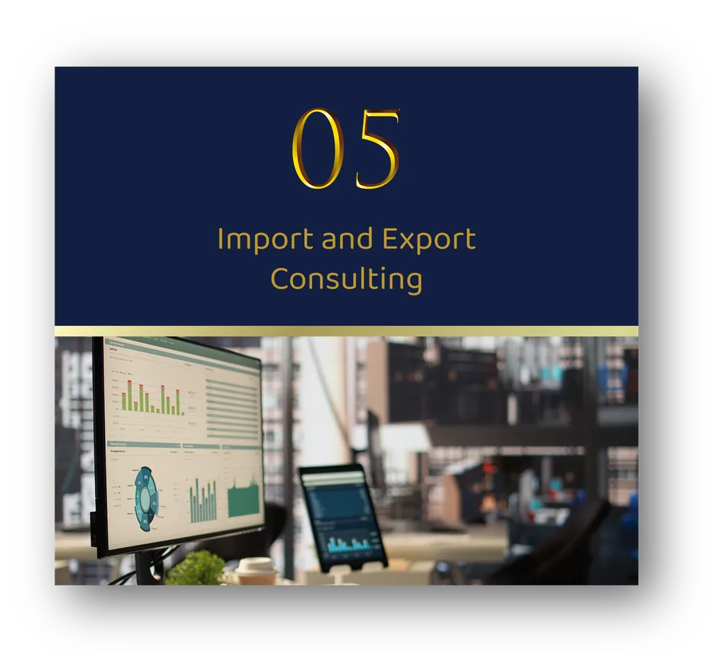 Orientwings market and customs data analysis: laptop showing trade charts